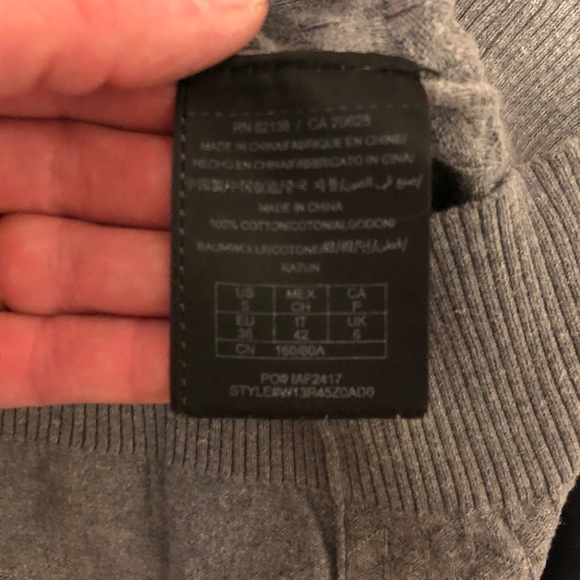 Guess size sm grey cotton sweater - Picture 4 of 6